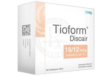 TIOFORM DISCAIR 18/12 MCG INHALASYON ICIN TOZ 60 DOZ İlaç Görseli