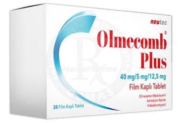 OLMECOMB PLUS 40 MG /5 MG /12,5 MG FILM KAPLI TABLET (28 TABLET) İlaç Görseli
