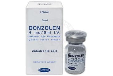 BONZOLEN 4 MG / 5 ML IV INFUZYON ICIN KONSANTRE COZELTI ICEREN FLAKON İlaç Görseli