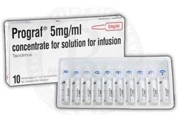 PROGRAF 5 MG/ML KONSANTRE IV INFUZYON ICIN SOLUSYON ICEREN 10 AMPUL İlaç Görseli