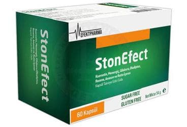 STONEFECT TAKVIYE EDICI GIDA 60 kapsül İlaç Görseli