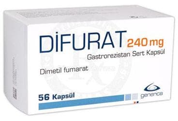 DIFURAT 240 MG GASTROREZISTAN SERT KAPSUL (56 KAPSUL) İlaç Görseli