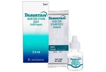 TRAVATAN 2,5 ML OFTALMIK SOLUSYON İlaç Görseli