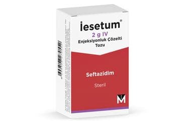 IESETUM 2 G IV ENJEKSIYONLUK COZELTI TOZU (1 FLAKON) İlaç Görseli