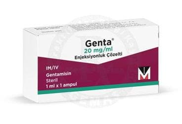 GENTA 20 MG/ML ENJEKSIYONLUK COZELTI İlaç Görseli