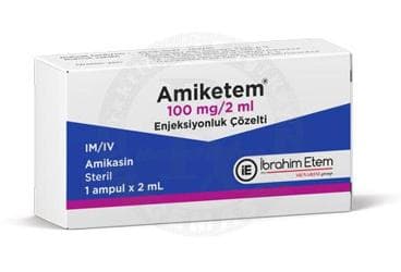 AMIKETEM 100 MG/2 ML ENJEKSIYONLUK COZELTI İlaç Görseli