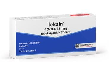 IEKAIN 40 MG/0.025MG 2 ML 20 AMPUL İlaç Görseli