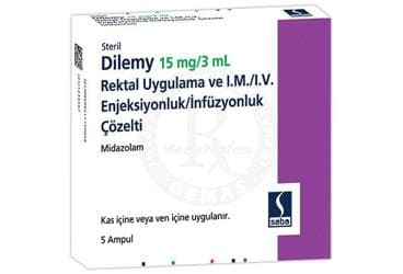 DILEMY 15 MG/3 ML IM/IV ENJEKSIYONLUK/INFUZYONLUK COZELTI (5 AMPUL) İlaç Görseli