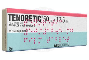 TENORETIC 50 MG/12,5 MG 28 FILM TABLET İlaç Görseli