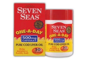 SEVEN SEAS ONE-A-DAY PURE COD LIVER OIL KAPSUL 500 mg 30 kapsül İlaç Görseli