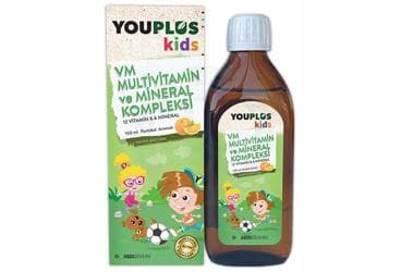 YOUPLUS KIDS MULTIVITAMIN VE MINERAL KOMPLEKSI SURUP 150 ml İlaç Görseli