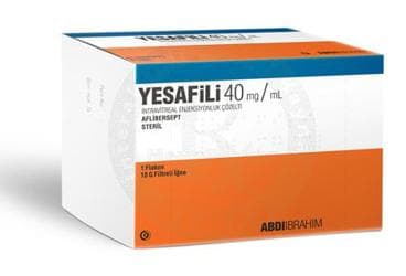 YESAFILI 40 MG/ML INTRAVITREAL ENJEKSIYONLUK COZELTI İlaç Görseli
