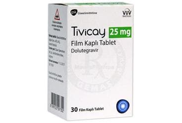 TIVICAY 25 MG 30 FILM KAPLI TABLET İlaç Görseli