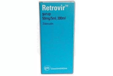 RETROVIR 50 MG/5 ML 200 ML SURUP İlaç Görseli