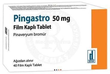 PINGASTRO 50 MG 40 FILM TABLET İlaç Görseli