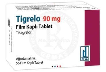 TIGRELO 90 MG 56 FILM KAPLI TABLET İlaç Görseli