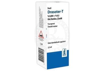 DRASOTER-T % 0.004 + % 0.5 GOZ DAMLASI, COZELTI (1 ADET) İlaç Görseli