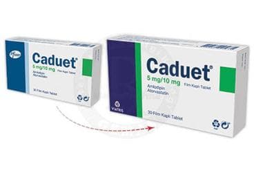 CADUET 5MG/10MG 30 FILM TABLET İlaç Görseli