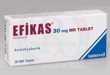 EFIKAS MR 30 MG 30 TABLET İlaç Görseli