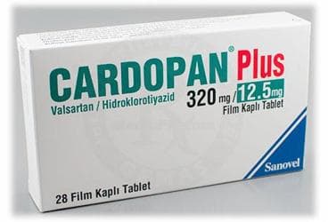 CARDOPAN PLUS 320/12,5 MG 28 FILM KAPLI TABLET İlaç Görseli