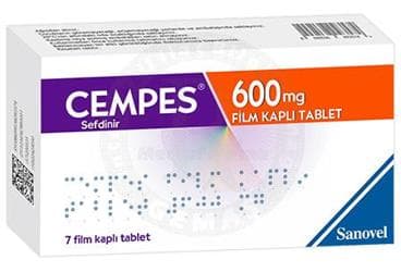 CEMPES 600 MG FILM KAPLI TABLET (7 TABLET) İlaç Görseli