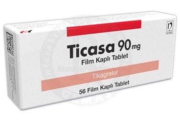 TICASA 90 MG FILM KAPLI TABLET (56 FILM KAPLI TABLET) İlaç Görseli