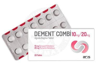 DEMENT COMBI 10 MG / 20 MG AGIZDA DAGILAN TABLET (28 TABLET) İlaç Görseli