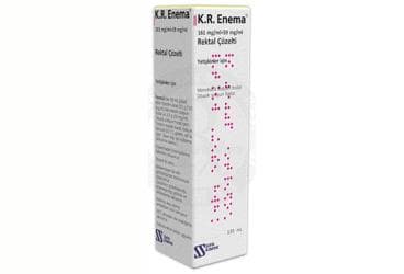 K.R. ENEMA 161 MG/ML+59 MG/ML REKTAL COZELTI (135 ML) İlaç Görseli