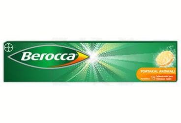 BEROCCA C VITAMINI, D VITAMINI VE CINKO ICEREN TAKVIYE EDICI GIDA EFERVESAN TABLET 15 tablet İlaç Görseli