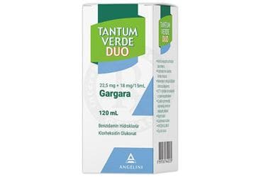 TANTUM VERDE DUO 22,5 MG + 18 MG / 15 ML GARGARA İlaç Görseli