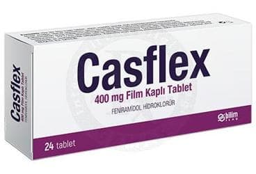 CASFLEX 400 MG FILM KAPLI TABLET (24 TABLET) İlaç Görseli
