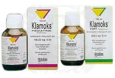 KLAMOKS PED.156,25 MG 100 MLORAL SUSPANSIYON İlaç Görseli