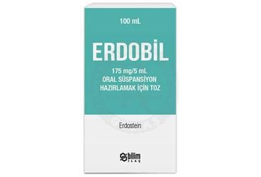 ERDOBIL 175 MG/5 ML ORAL SUSPANSIYON HAZIRLAMAK ICIN TOZ (100 ML) İlaç Görseli