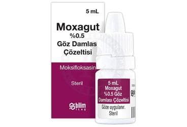 MOXAGUT % 0,5 GOZ DAMLASI. COZELTI (5 ML) İlaç Görseli