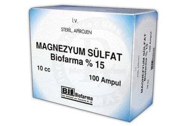 MAGNEZYUM SULFAT % 15 100 AMPUL İlaç Görseli