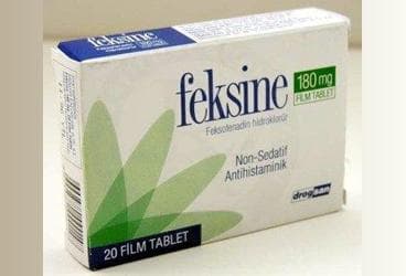 FEKSINE 180 MG 20 FILM TABLET İlaç Görseli