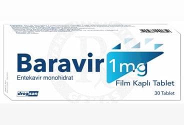 BARAVIR 1 MG FILM KAPLI TABLET İlaç Görseli