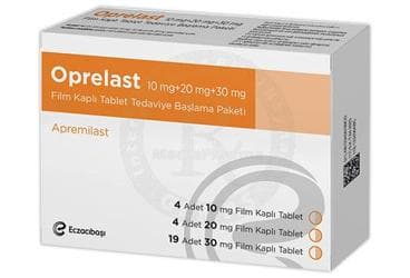 OPRELAST 10 MG+20 MG+30 MG FILM KAPLI TABLET TEDAVIYE BASLAMA PAKETI (4+4+19) İlaç Görseli