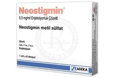NEOSTIGMINE 0,5 MG/ML IM/IV/SC ENJEKSIYONLUK COZELTI İlaç Görseli