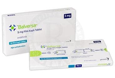 BALVERSA 5 MG FILM KAPLI TABLET (28 TABLET) İlaç Görseli