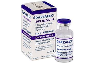 DARZALEX 400 MG/20 ML INFUZYONLUK COZELTI HAZIRLAMAK ICIN KONSANTRE İlaç Görseli