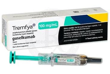 TREMFYA 100 MG/ML ENJEKSIYONLUK COZELTI ICEREN KULLANIMA HAZIR ENJEKTOR İlaç Görseli