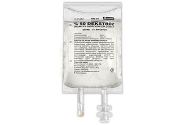 POLIFLEKS %50 DEKSTROZ SUDAKI SOLUSYONU 100 ML(PVC TORBA)SETLI İlaç Görseli