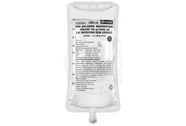PRE-EKLAMOL MAGNEZYUM SULFAT 40 G/1000 ML IV INFUZYON ICIN COZELTI İlaç Görseli
