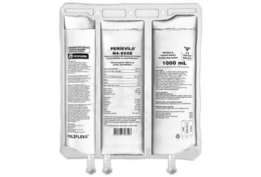 PERIEVILO N4-600E INFUZYONLUK ELEKTROLITLI AMINO ASIT COZELTISI, GLUKOZ COZELTISI VE LIPID EMULSIYONU (1000ML) İlaç Görseli