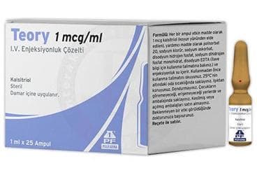TEORY 1 MCG/ML IV ENJEKSIYONLUK COZELTI İlaç Görseli