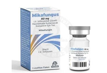MIKAFUNGUS 50 MG I.V. INFUZYONLUK COZELTI HAZIRLAMAK ICIN TOZ 1 FLAKON İlaç Görseli