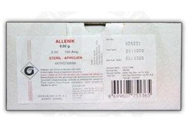ALLENIK 20 MG 2 ML 100 AMPUL İlaç Görseli