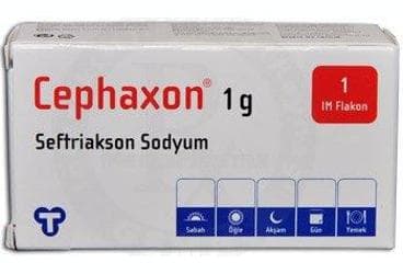 CEPHAXON 1 G IM ENJEKSIYONLUK COZELTI HAZIRLAMAK ICIN TOZ VE COZUCU İlaç Görseli