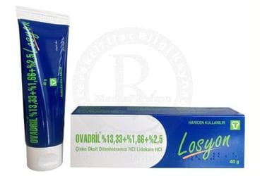 OVADRIL %13,33 + %1,66 + %2,5 LOSYON (40 G) İlaç Görseli